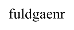 FULDGAENR trademark