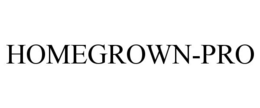 HOMEGROWN-PRO trademark