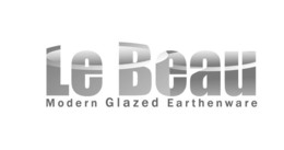 LE BEAU MODERN GLAZED EARTHENWARE trademark