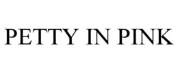 PETTY IN PINK trademark