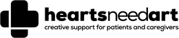 HEARTSNEEDART CREATIVE SUPPORT FOR PATIENTS AND CAREGIVERS trademark