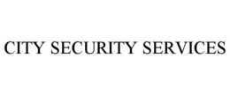CITY SECURITY SERVICES trademark