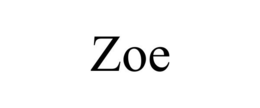 ZOE trademark