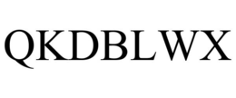 QKDBLWX trademark