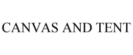 CANVAS AND TENT trademark