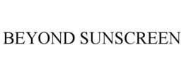 BEYOND SUNSCREEN trademark