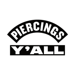 PIERCINGS Y'ALL trademark