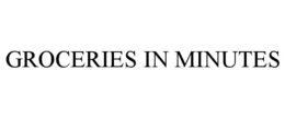 GROCERIES IN MINUTES trademark