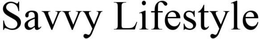 SAVVY LIFESTYLE trademark