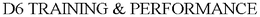 D6 TRAINING & PERFORMANCE trademark