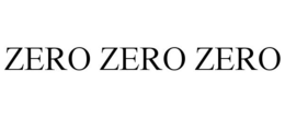ZERO ZERO ZERO trademark