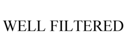 WELL FILTERED trademark