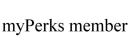 MYPERKS MEMBER trademark