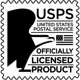 USPS UNITED STATES POSTAL SERVICE OFFICIALLY LICENSED PRODUCT trademark