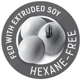 FED WITH EXTRUDED SOY HEXANE-FREE trademark