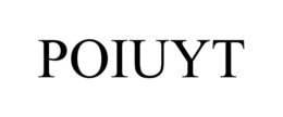 POIUYT trademark