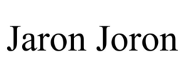 JARON JORON trademark