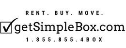 RENT. BUY. MOVE. GETSIMPLEBOX.COM 1.855.855.4BOX trademark