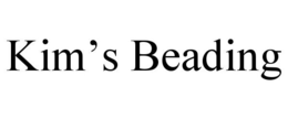 KIM'S BEADING trademark