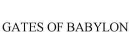 GATES OF BABYLON trademark