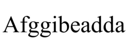 AFGGIBEADDA trademark