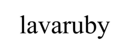 LAVARUBY trademark