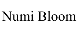 NUMI BLOOM trademark