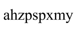 AHZPSPXMY trademark