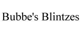 BUBBE'S BLINTZES trademark