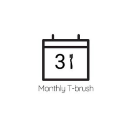 31 MONTHLY T-BRUSH trademark