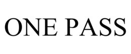 ONE PASS trademark