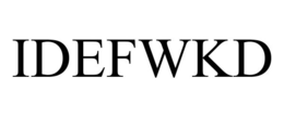 IDEFWKD trademark