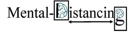 MENTAL-DISTANCING trademark