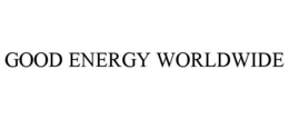 GOOD ENERGY WORLDWIDE trademark