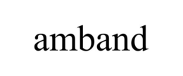 AMBAND trademark
