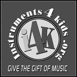 I4K INSTRUMENTS4KIDS.ORG GIVE THE GIFT OF MUSIC trademark