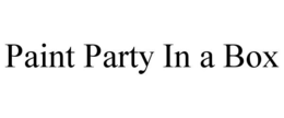 PAINT PARTY IN A BOX trademark