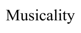 MUSICALITY trademark