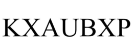 KXAUBXP trademark
