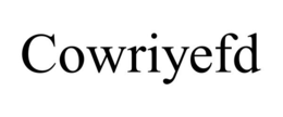 COWRIYEFD trademark