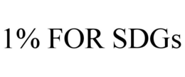 1% FOR SDGS trademark
