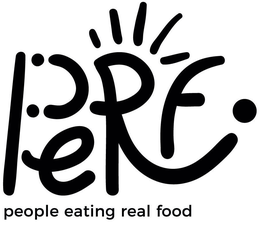 PERF. PEOPLE EATING REAL FOOD trademark