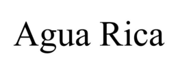 AGUA RICA trademark