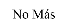 NO MÁS trademark
