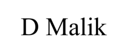 D MALIK trademark