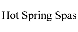 HOT SPRING SPAS trademark