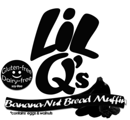LIL Q'S GLUTEN-FREE DAIRY-FREE SOY-FREE BANANA-NUT BREAD MUFFIN *CONTAINS EGGS & WALNUTS trademark