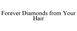 FOREVER DIAMONDS FROM YOUR HAIR trademark