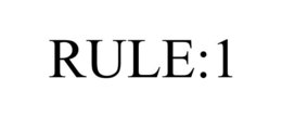 RULE:1 trademark