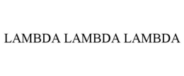 LAMBDA LAMBDA LAMBDA trademark